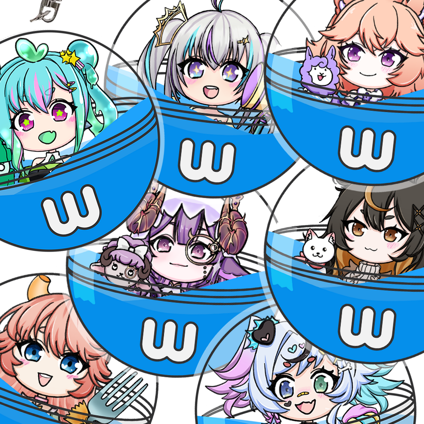 Kawa Talent Keychains