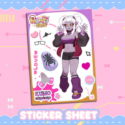 Kumo : GyaruCast Sticker Sheet