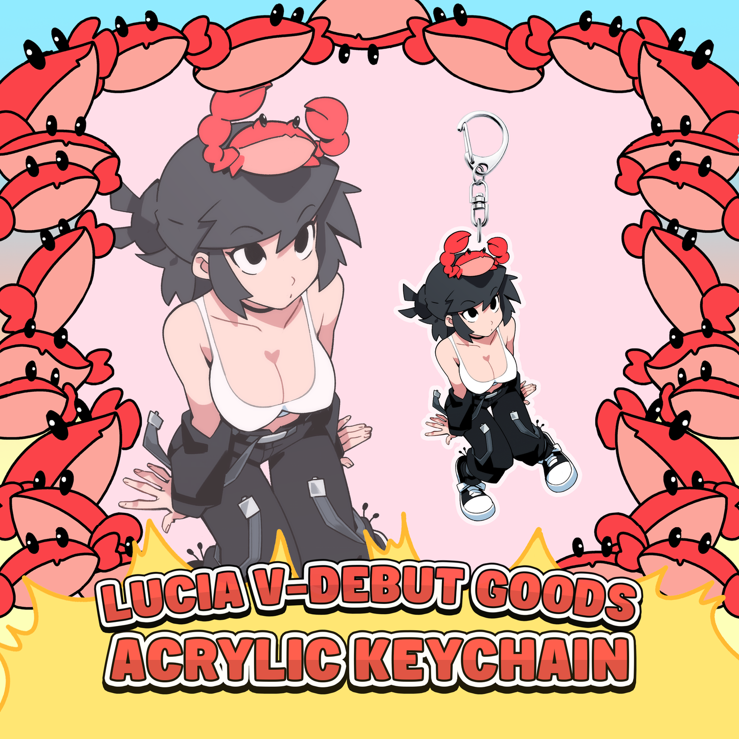 Lucia : Acrylic Keychain