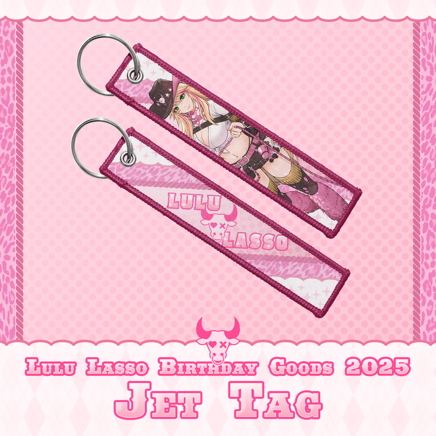 Lulu Lasso : Jet Tag Keychain