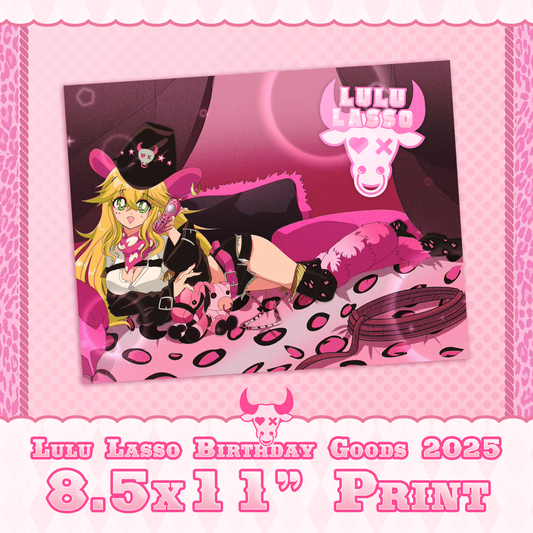 Lulu Lasso : 8.5x11" Print
