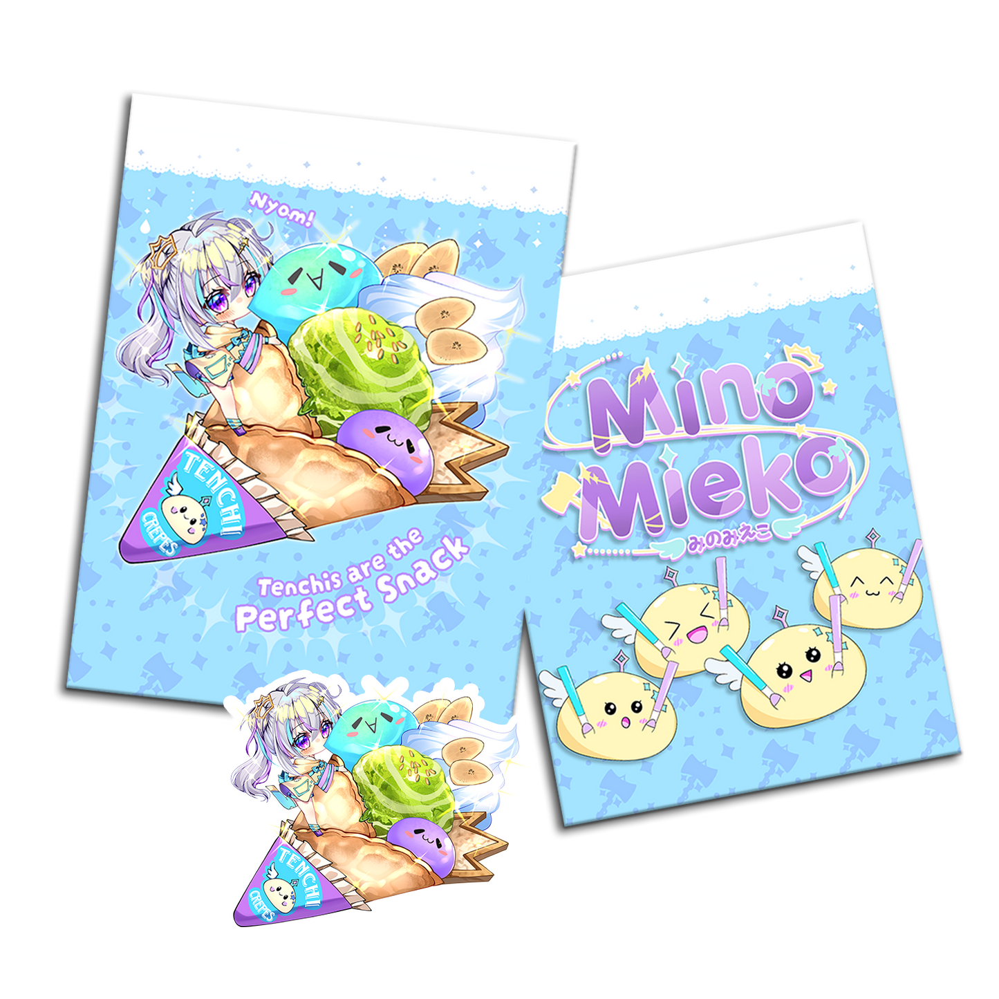 Mieko Mino : Tote bag + Acrylic Keychain