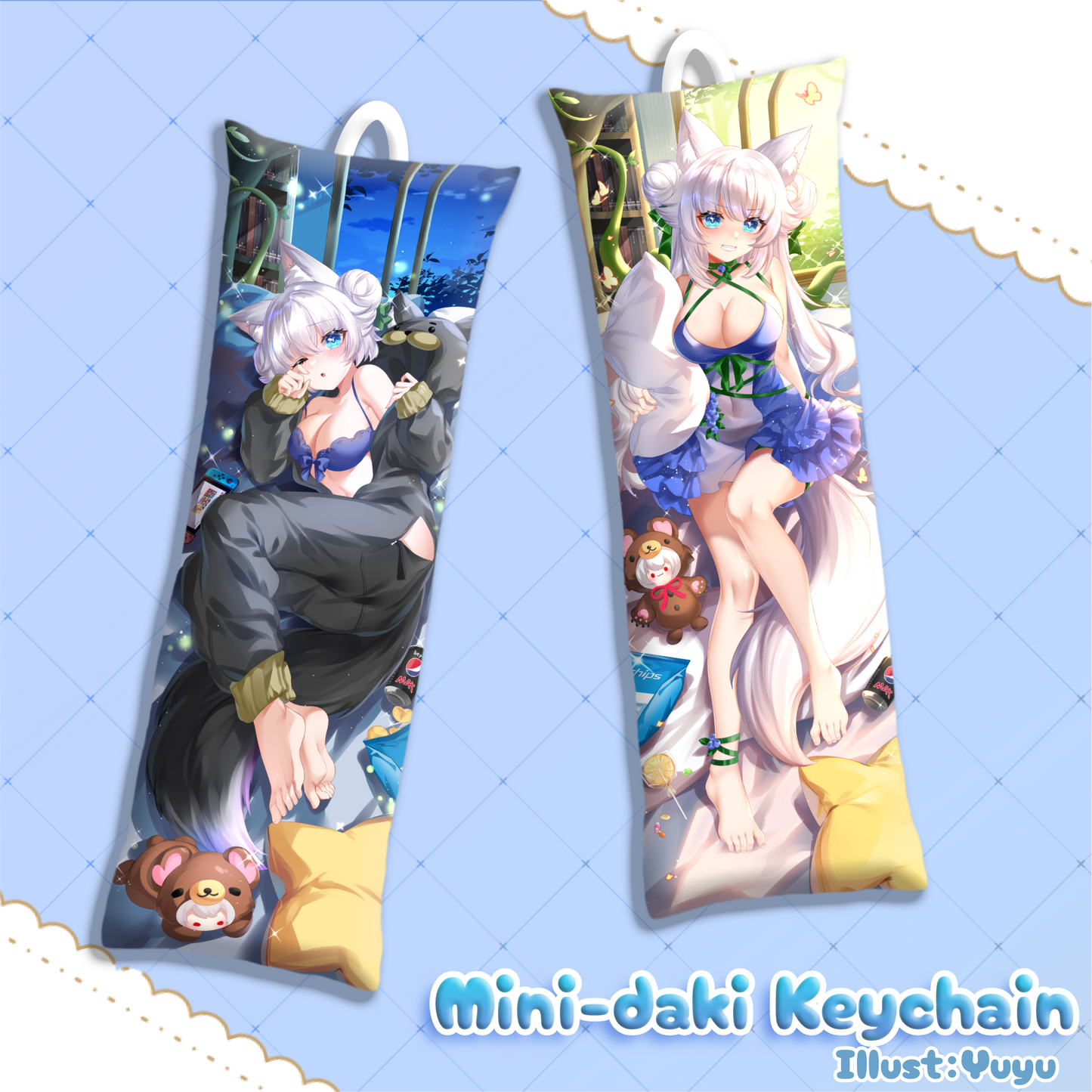 Lumi : Sleepover Subathon - Mini-Daki Keychain