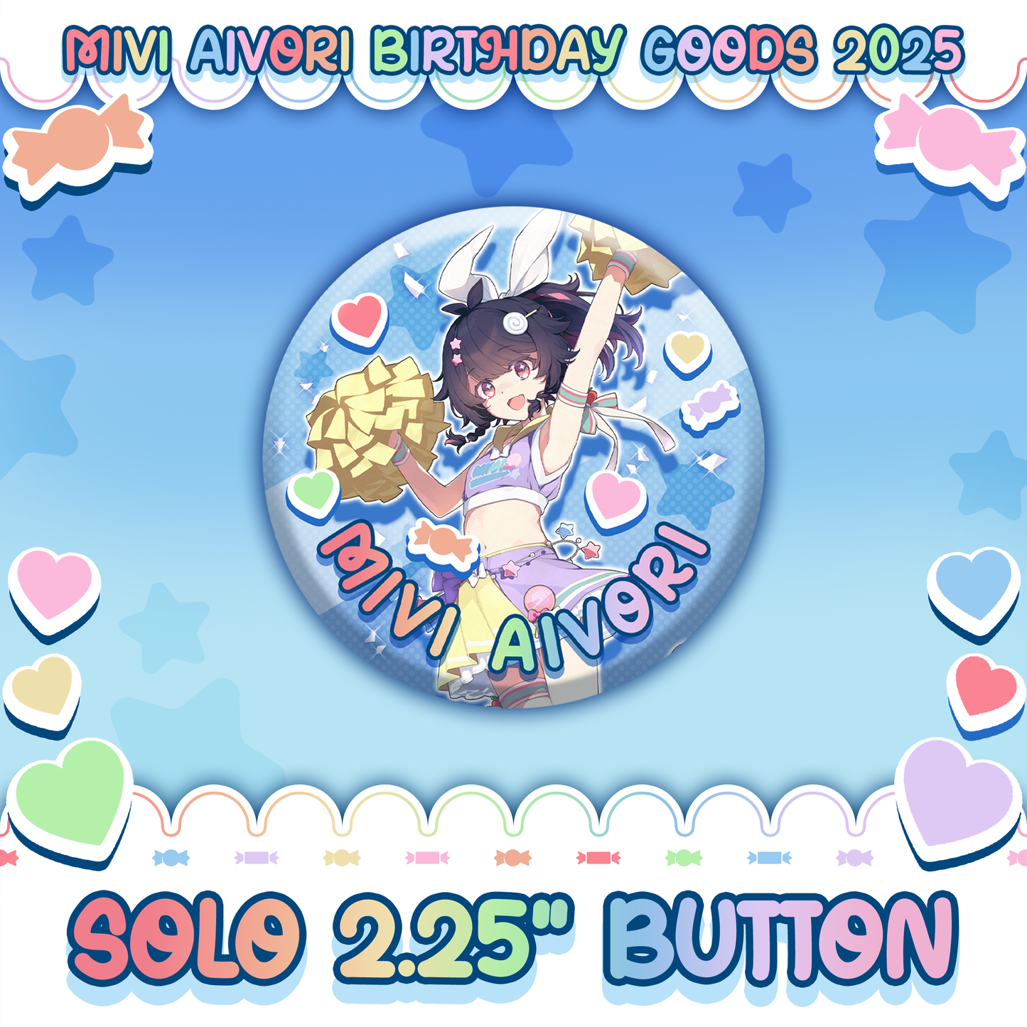 Mivi Aivori : Button set or Solo Button