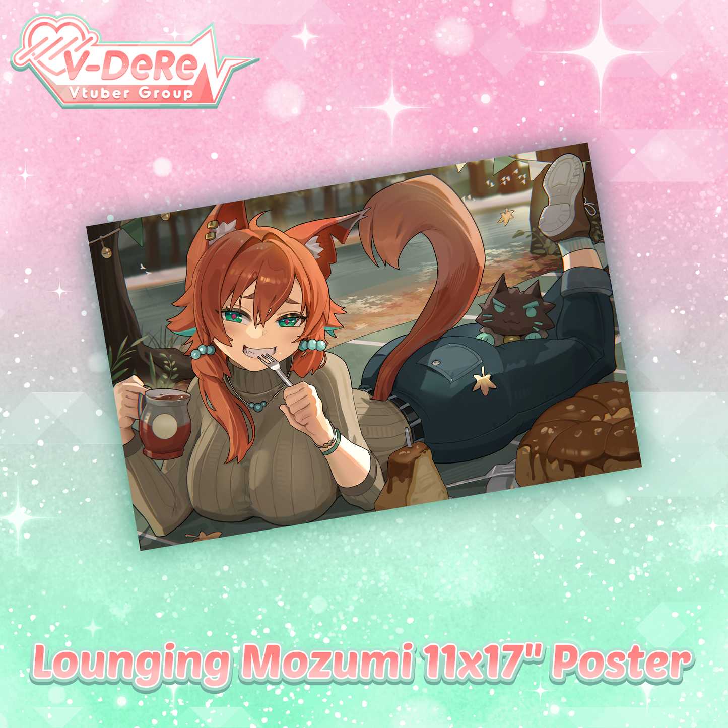 Mozumi Pichi : Lounging Mozumi 11x17" Poster Print