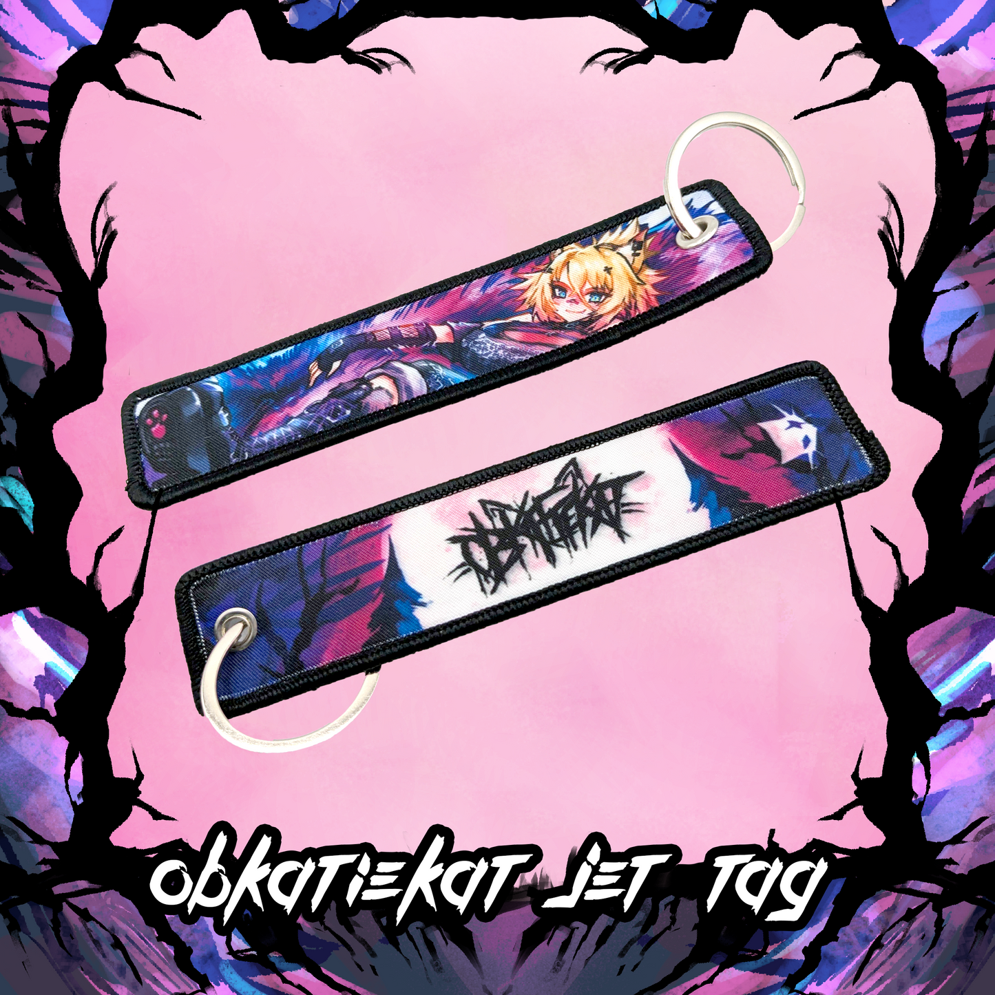 obkatiekat : Jet Tag Keychain