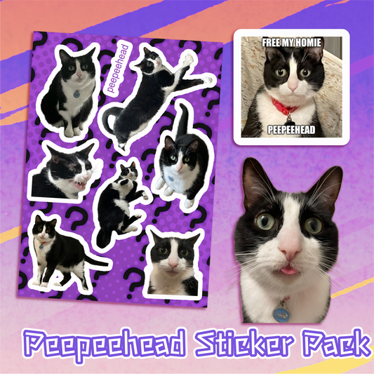 Grape : peepeecat Sticker Pack