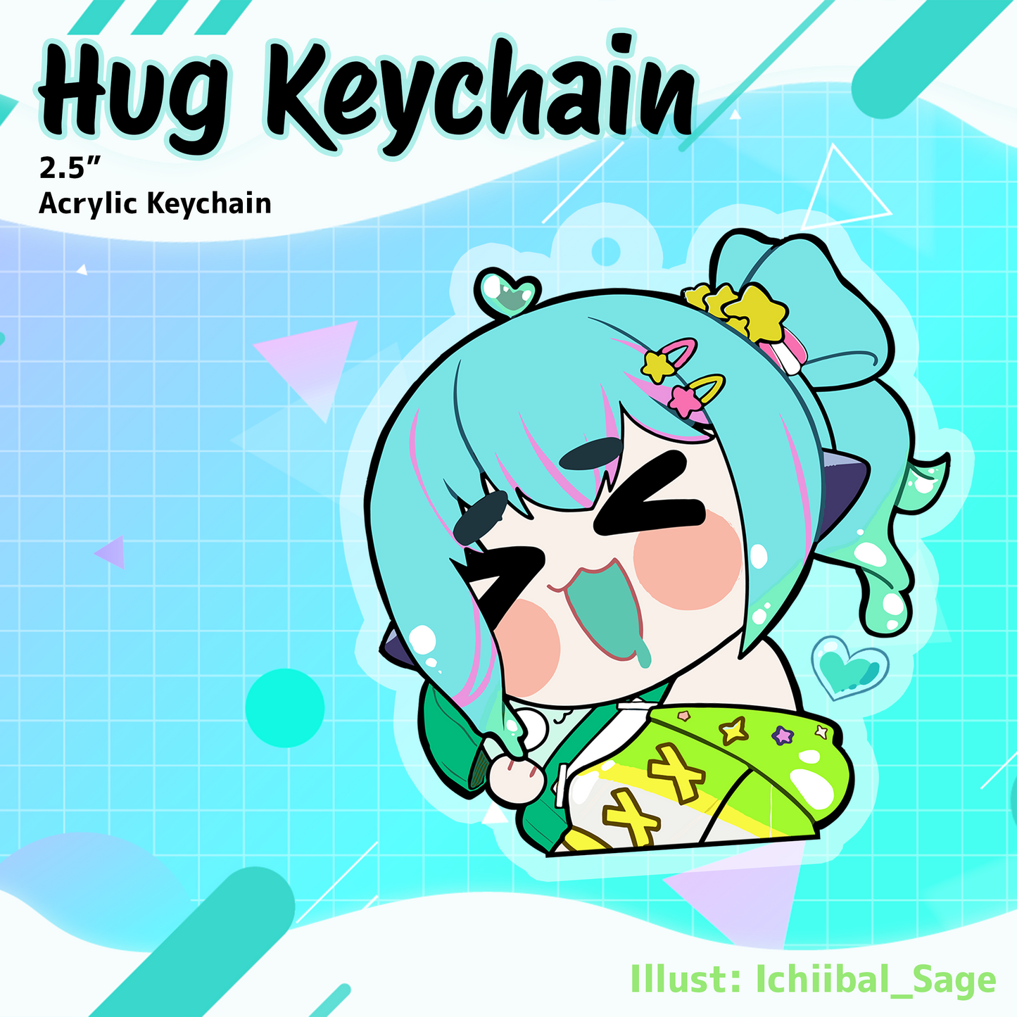 PiaPi UFO : 3 Years - Acrylic Keychain