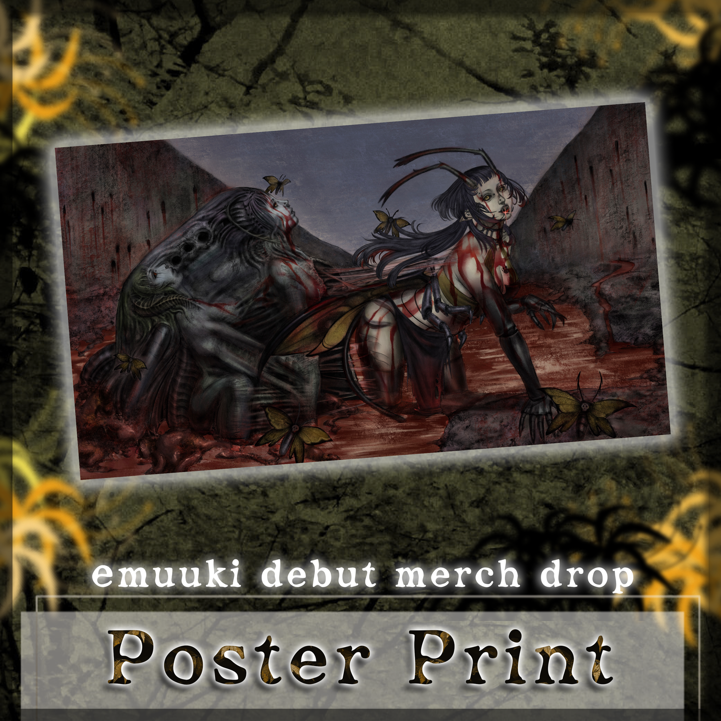 Emuuki : 11x17" Molting Poster