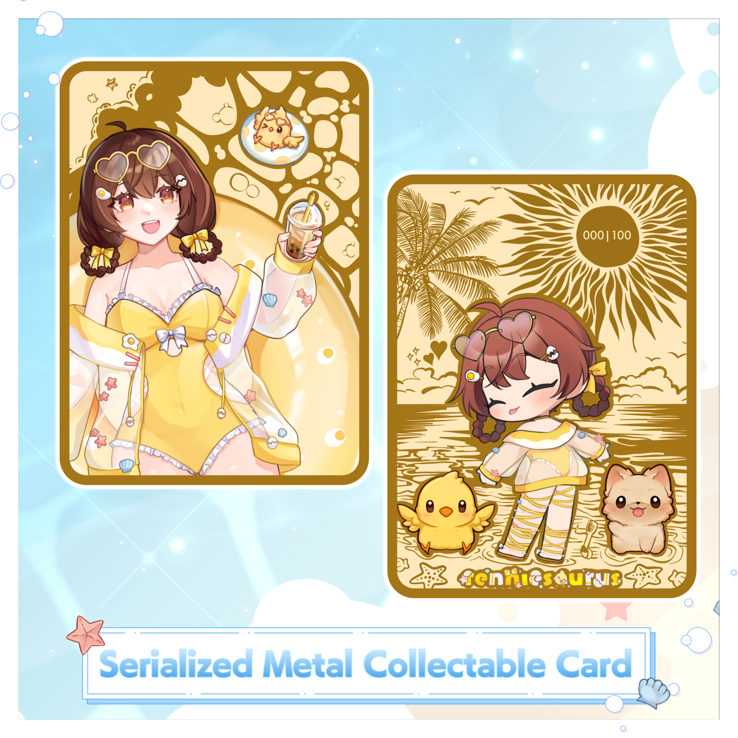 renniesaurus : Metal Collectable Card