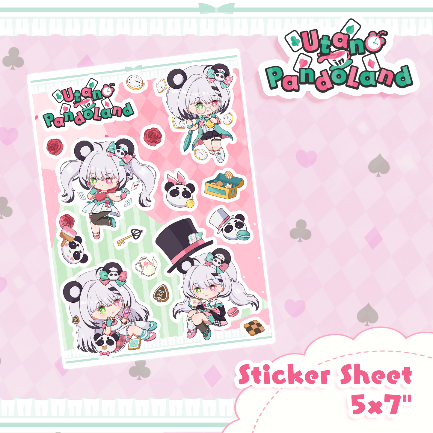 Utano Pandora : Sticker Sheet