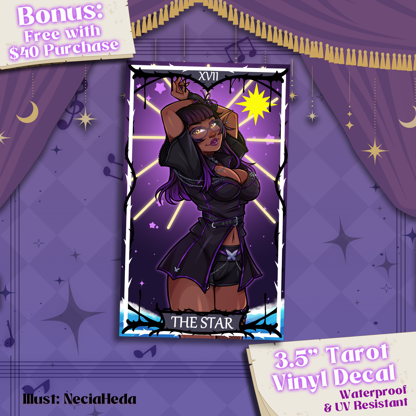 Tiffany Witcher : Tarot Decal