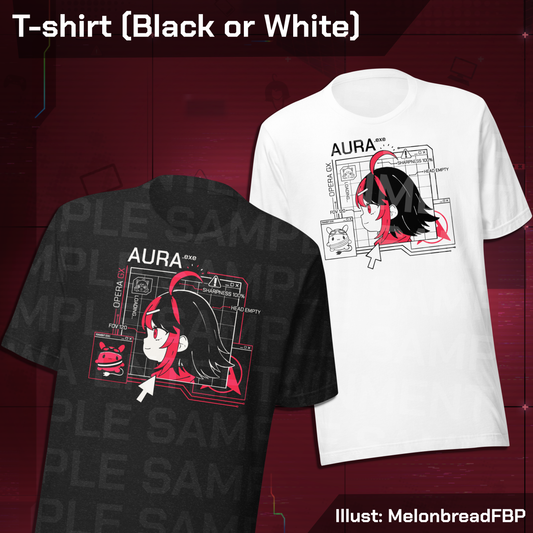 GX Aura : T-shirt (Black or White)