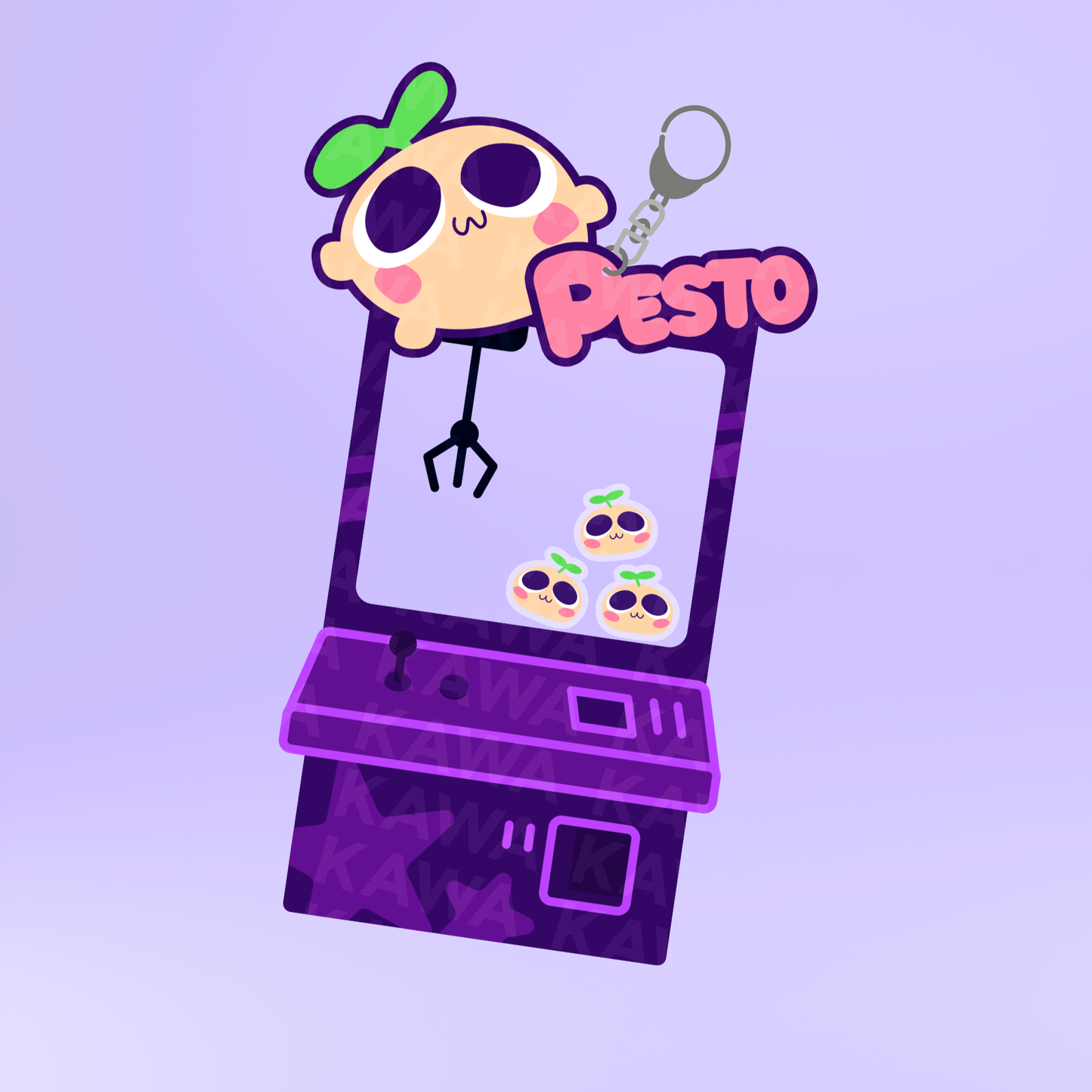 Yuniiho : Pesto Shaker Keychain