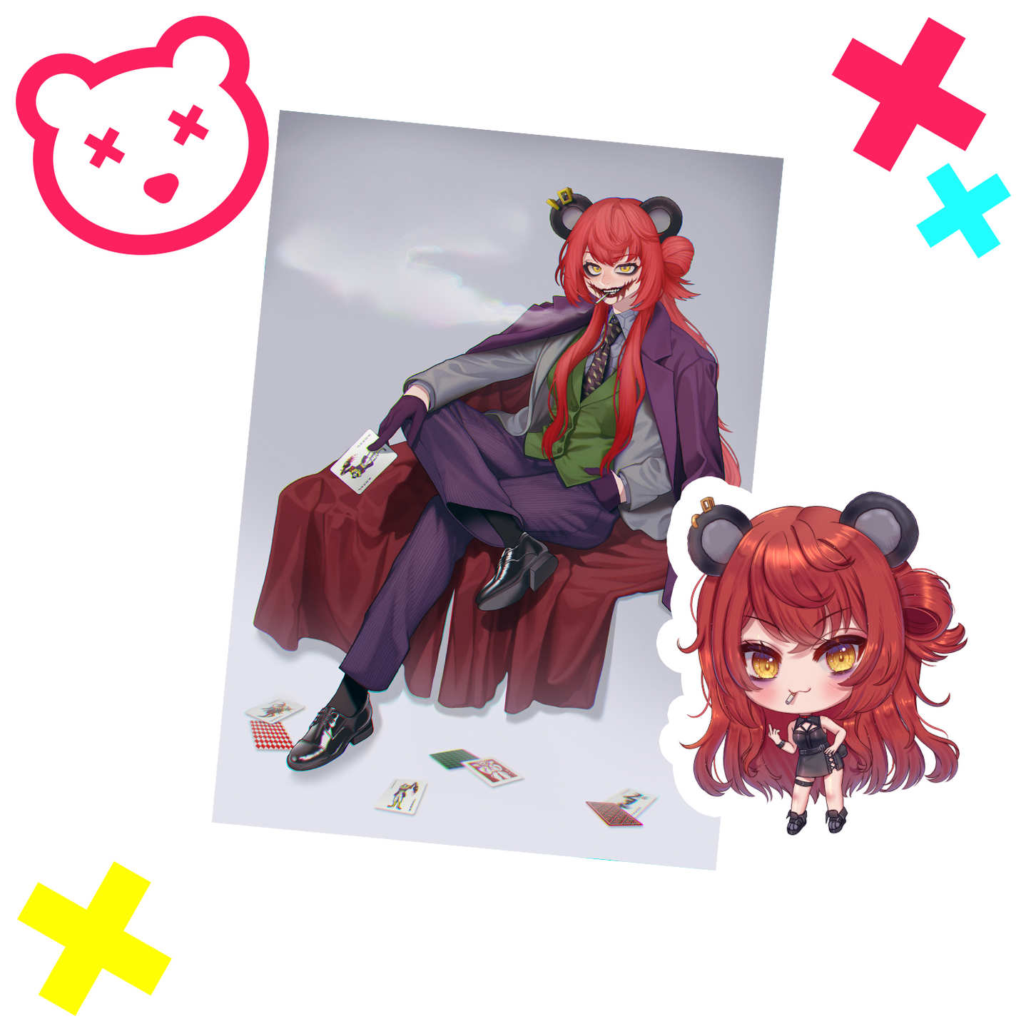 Bundle Exclusive Bonus Print and Sticker / Suni & unimagurooo