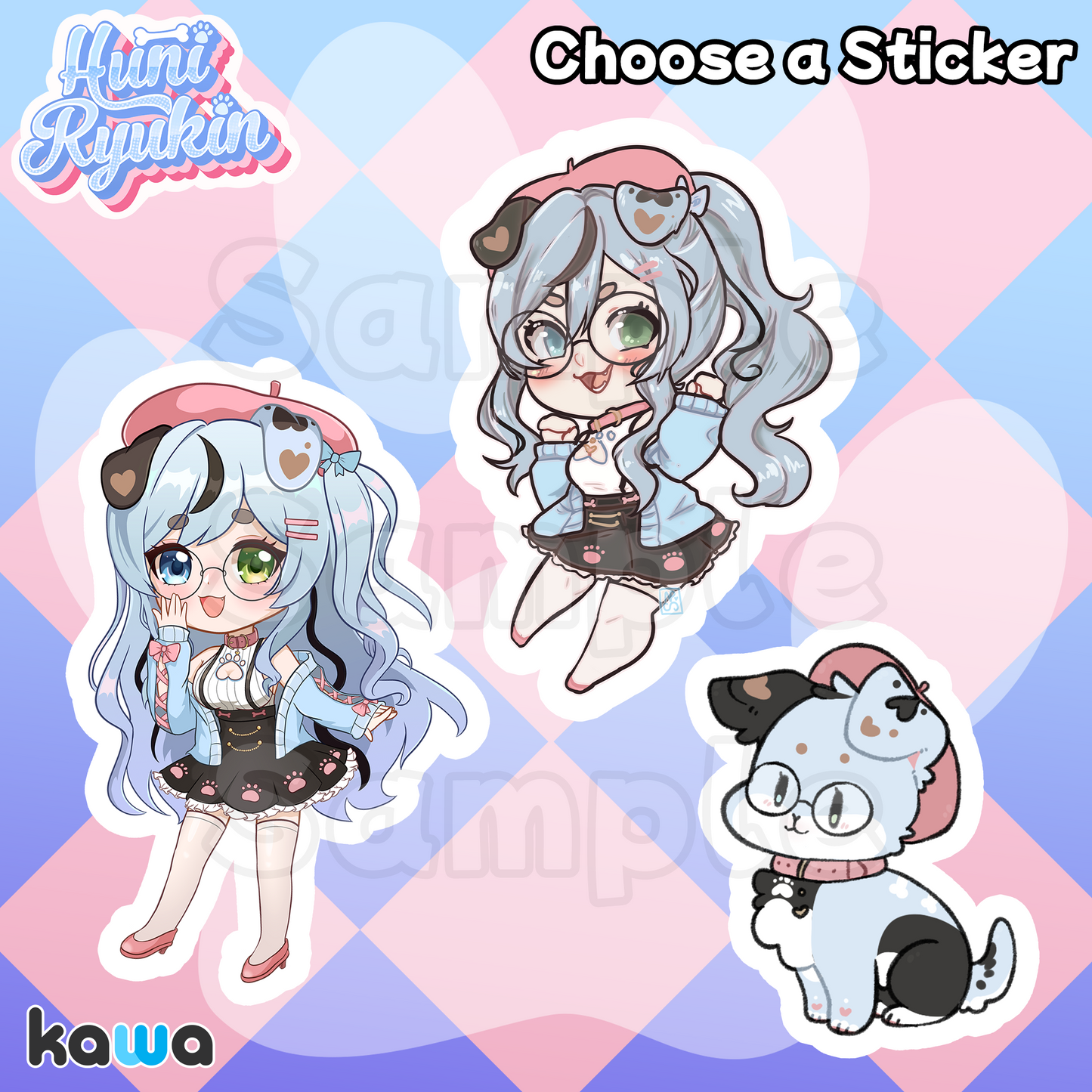 Hunikin : Stickers
