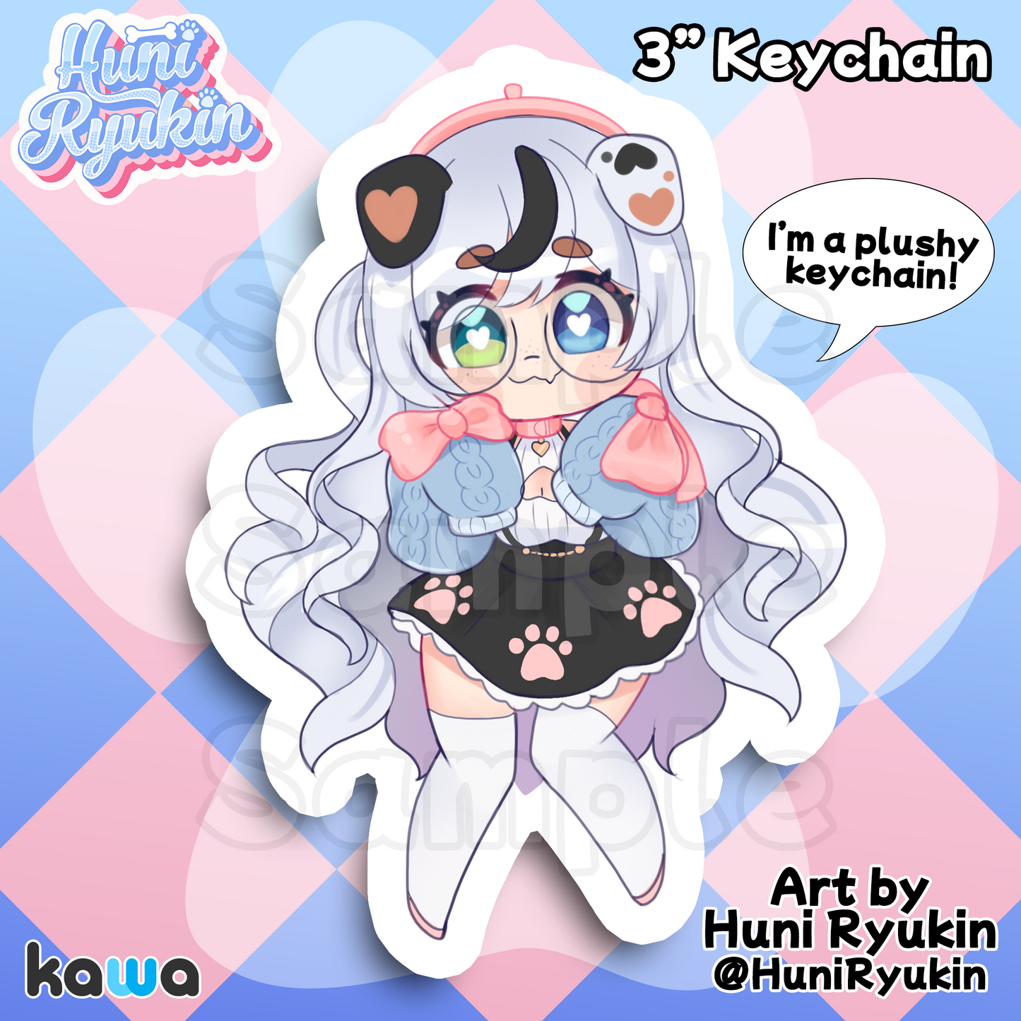 Hunikin : Mini Plush Keychain