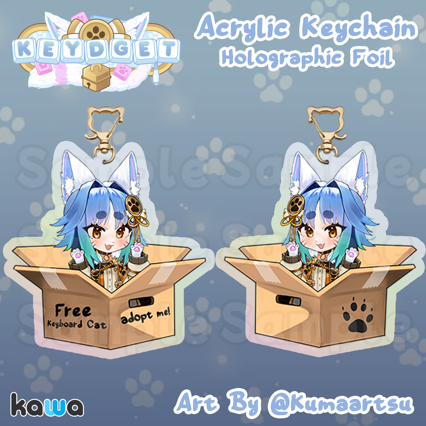 Keydget - Rainbow Keychain