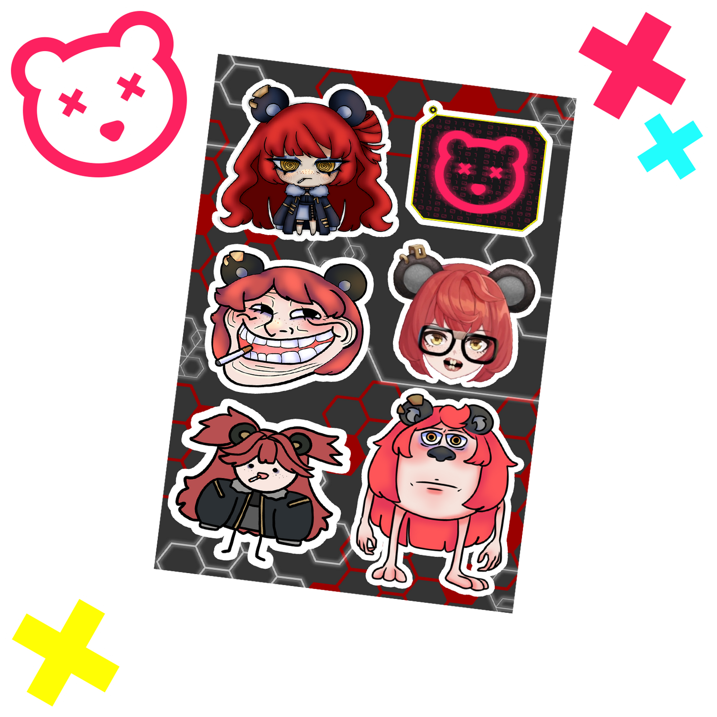 Cursed Sticker sheet / Megumi Kuragiri