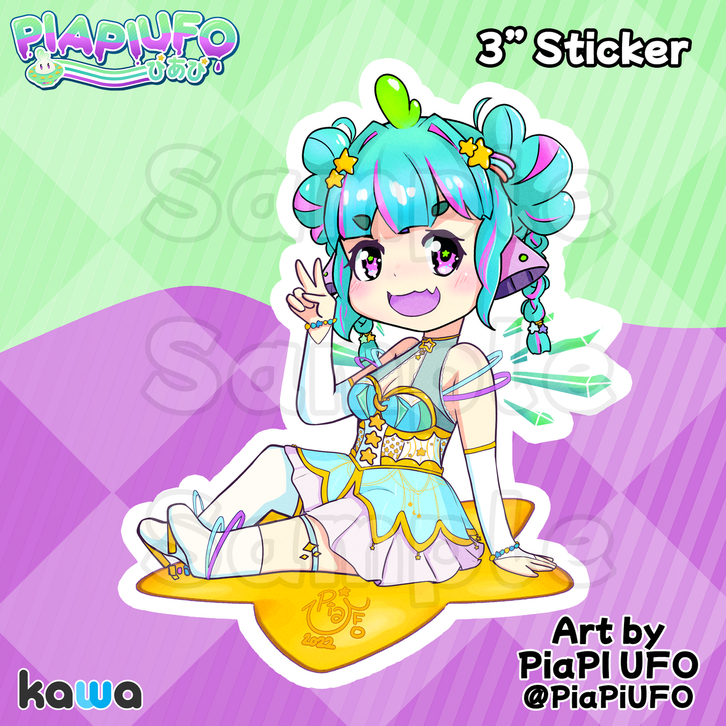 PiaPi UFO : Sticker pack