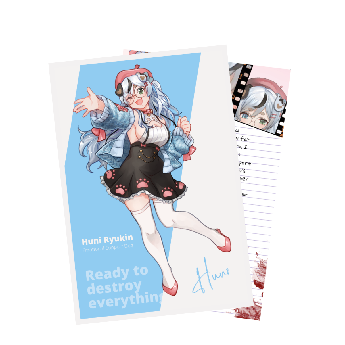 Hunikin : 4x6 Postcard Print