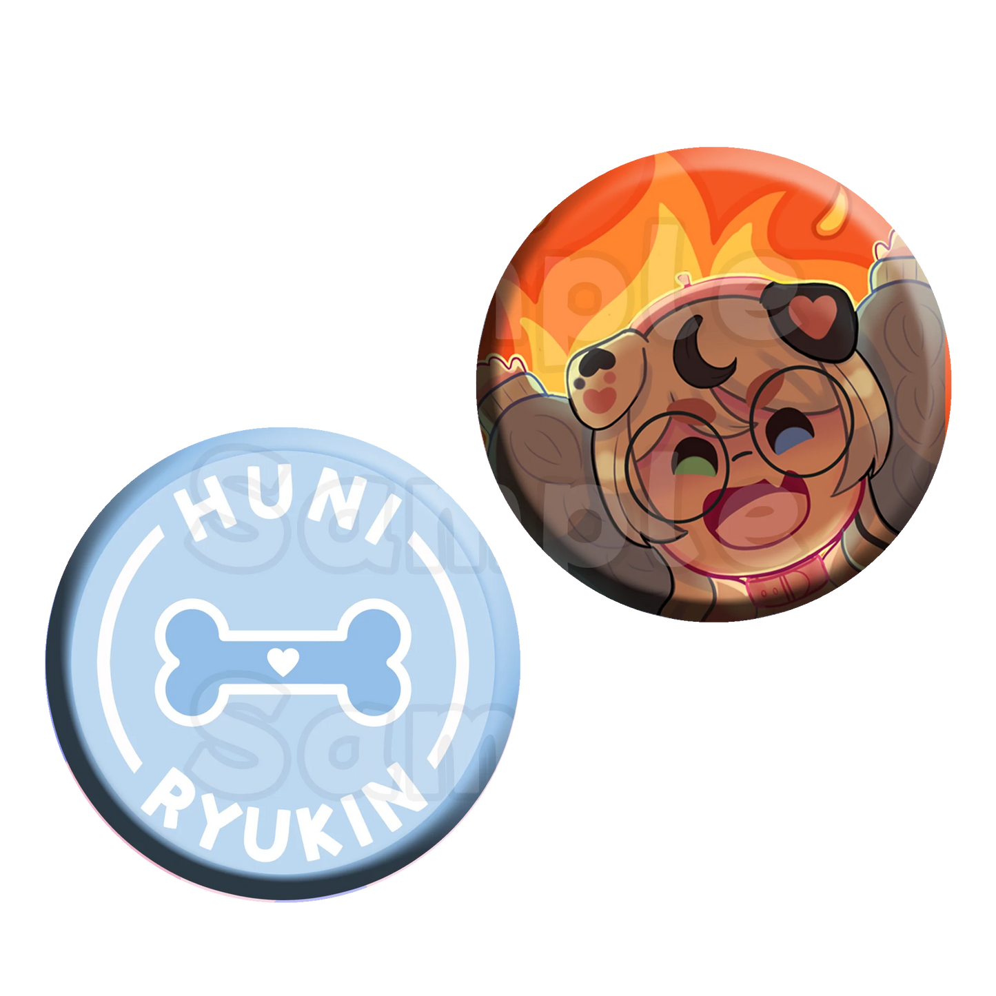 Huni Ryukin - Pair of Buttons