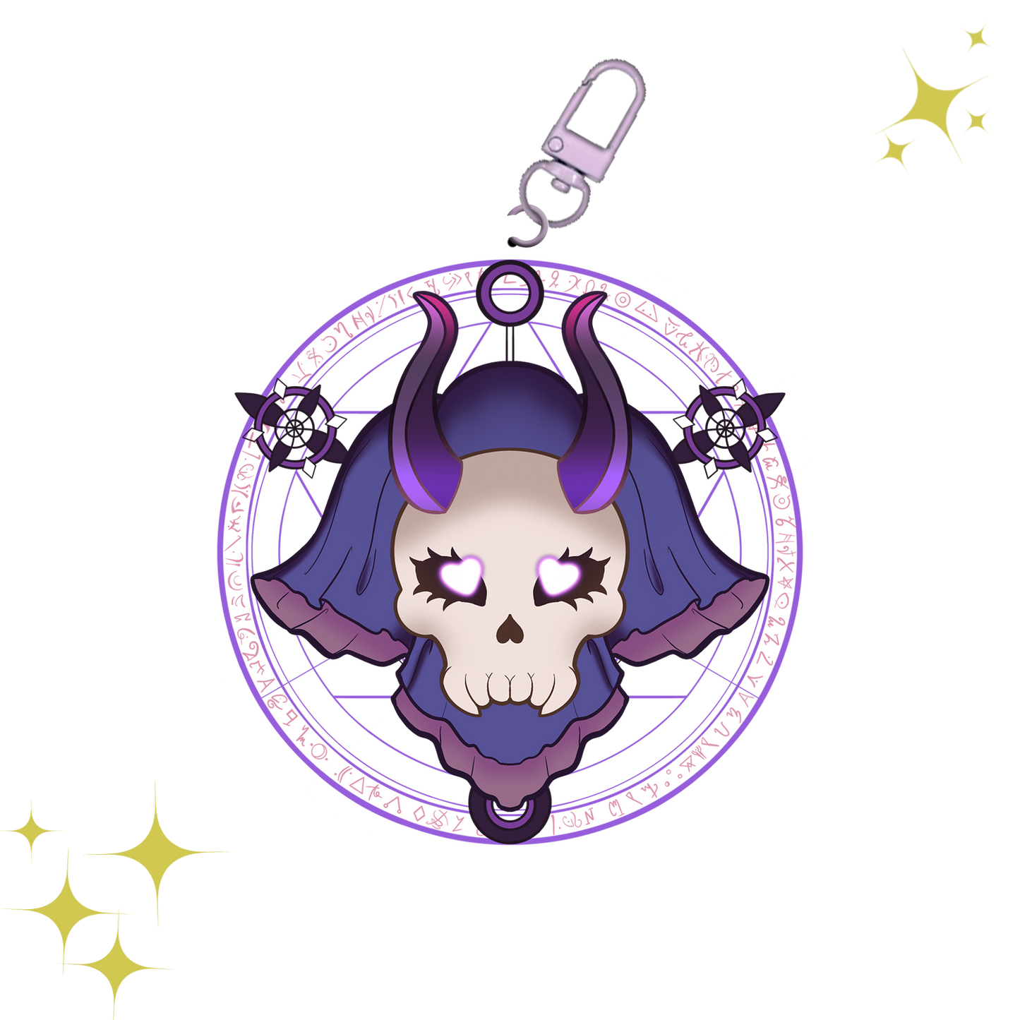 Skulls Nightshade - Acrylic Keychain