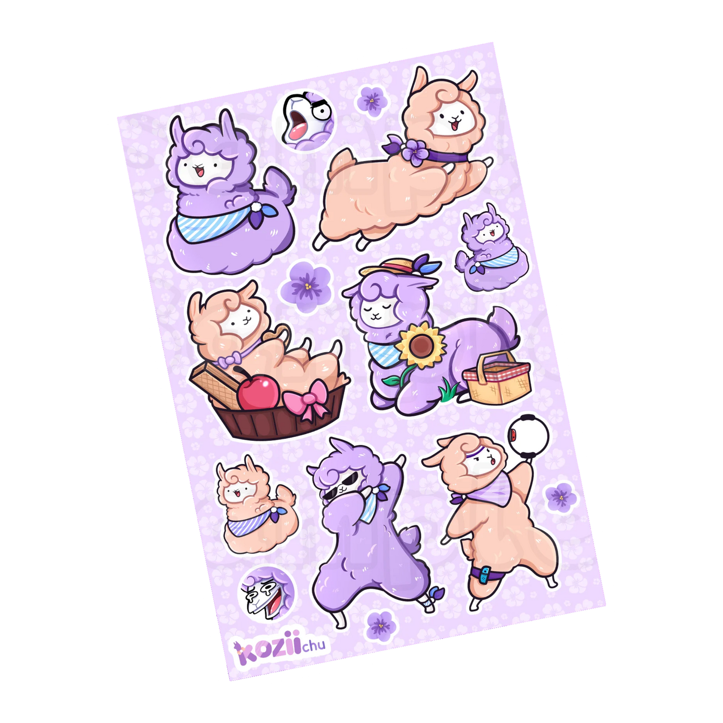 Koziichu : Sticker Sheet or Decal