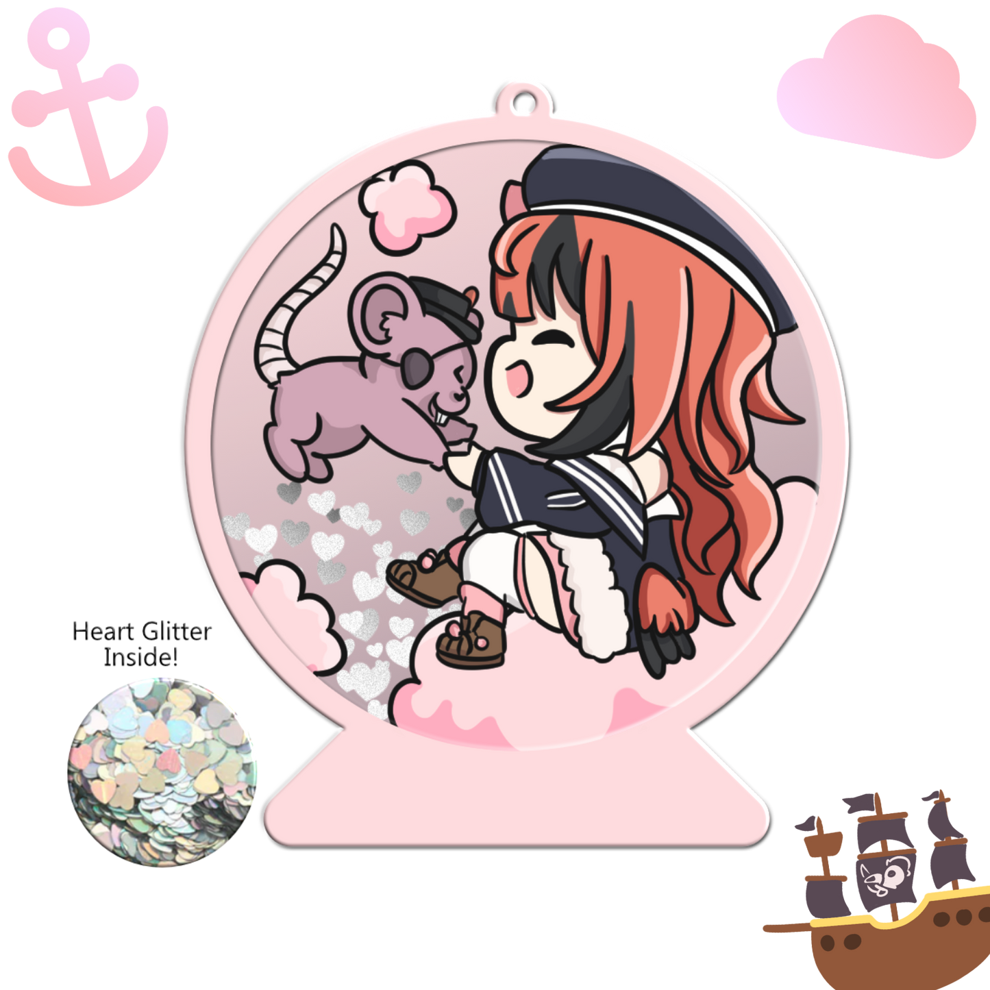 Kerimara - Glitter Shaker Keychain