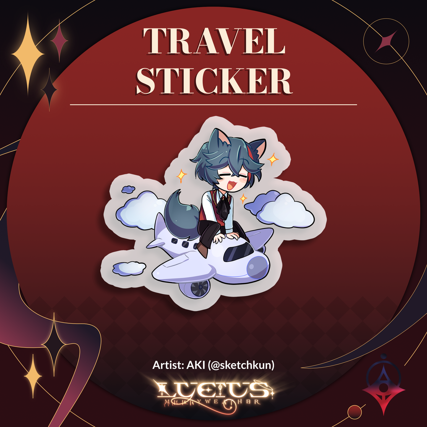 Merryweather : Travel Sticker