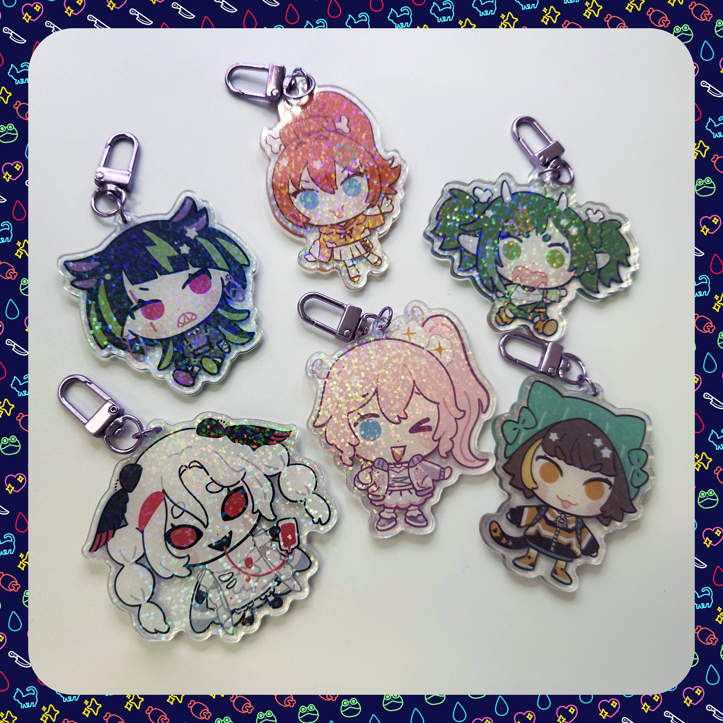3 AM : Chibbers Keychain Set