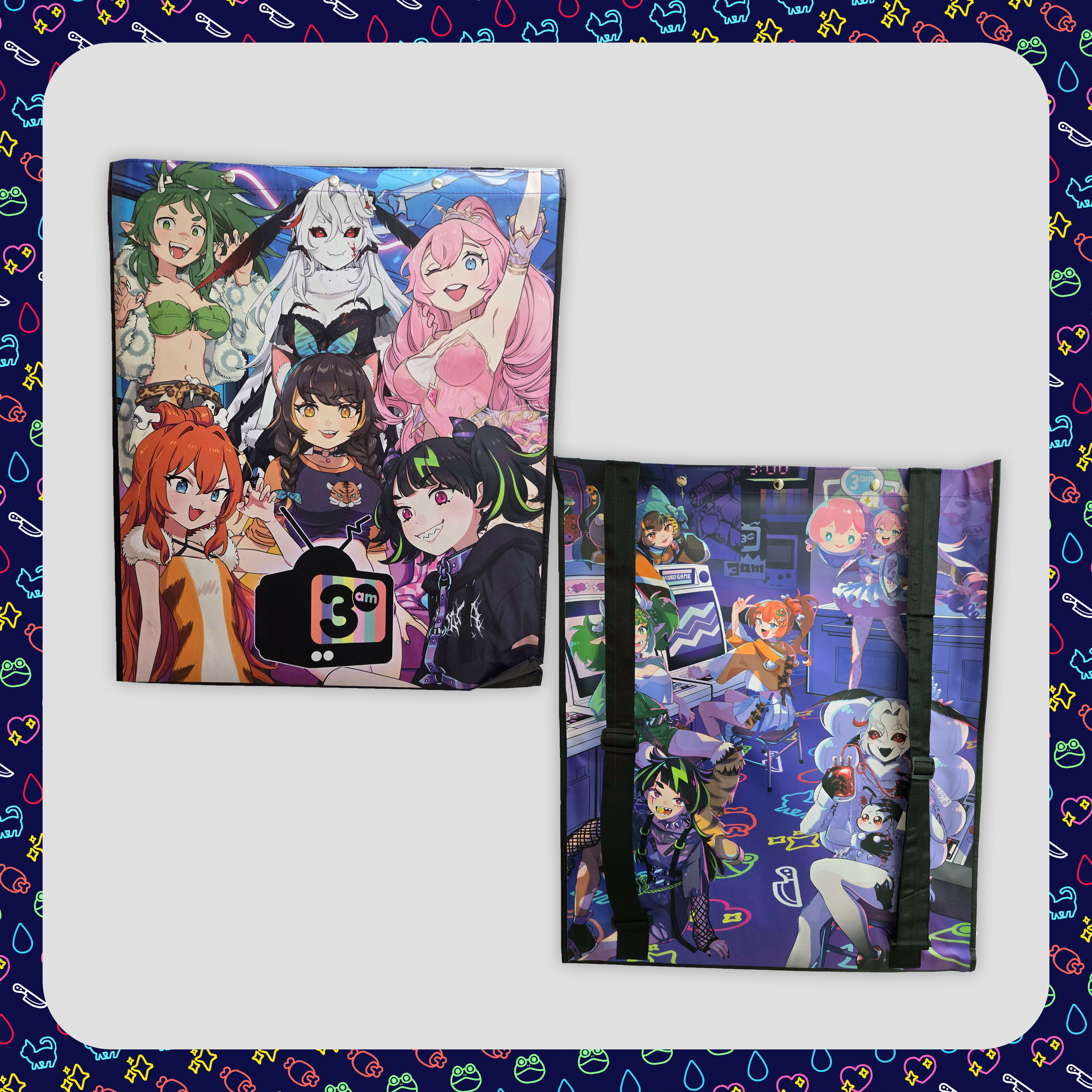 おもちもなかプレイマットデスクマット♡♡Mersugarグッズタペストリーコミケ おもちもなかプレイマットデスクマット♡♡Mersugarグッズ