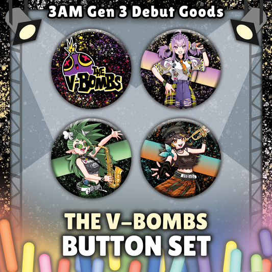 3 AM : The V-Bombs Button Set