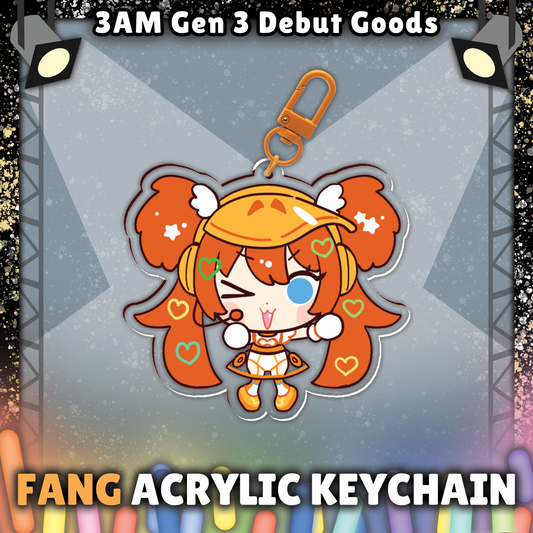 3 AM : RockStar Fang Chibbers Keychain