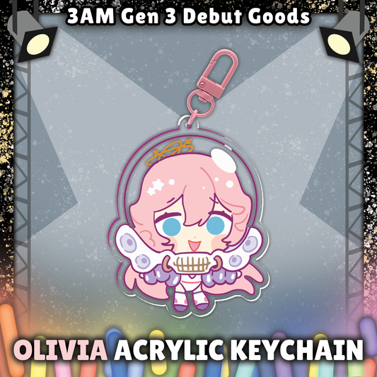 3 AM : RockStar Olivia Chibbers Keychain