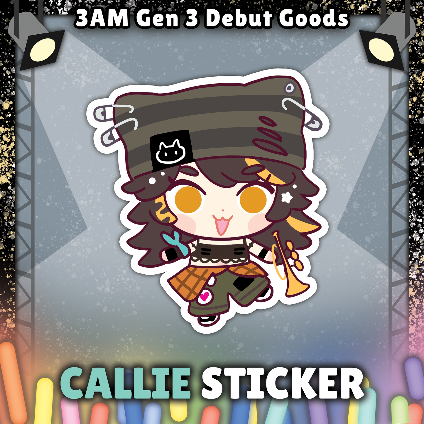 3 AM : Chibbers Stickers