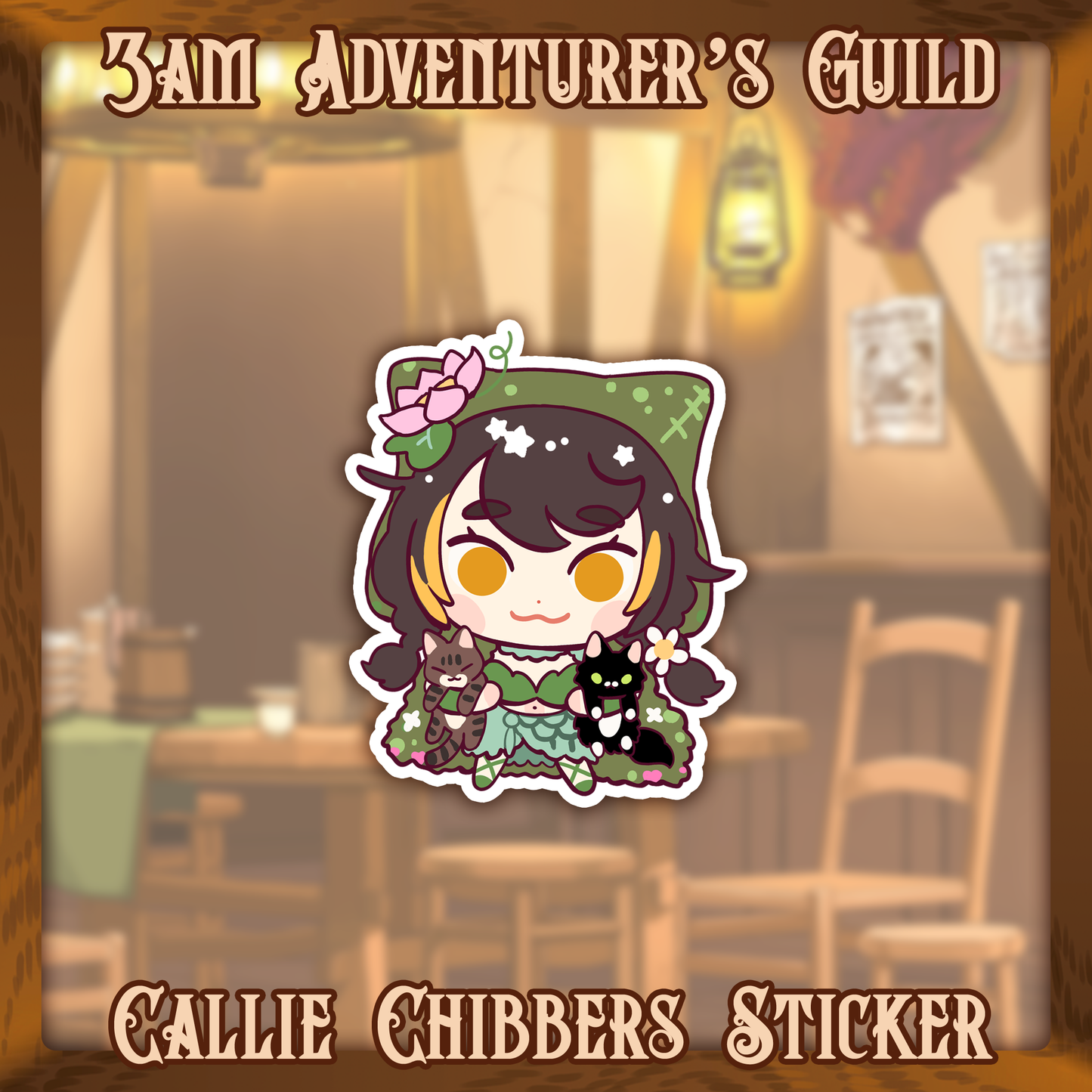 3 AM : Adventurer's Guild Chibbers Stickers