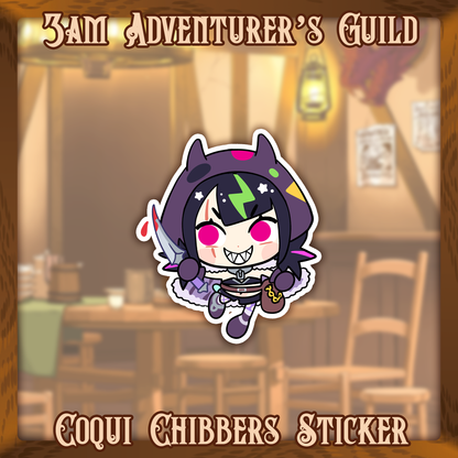 3 AM : Adventurer's Guild Chibbers Stickers