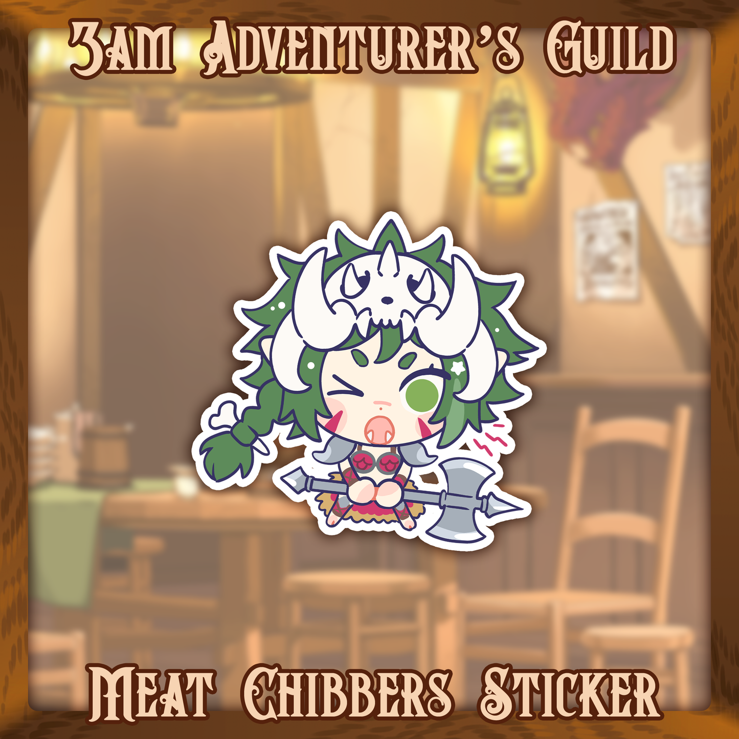 3 AM : Adventurer's Guild Chibbers Stickers