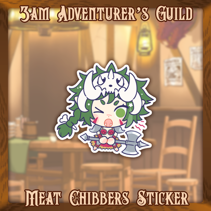 3 AM : Adventurer's Guild Chibbers Stickers
