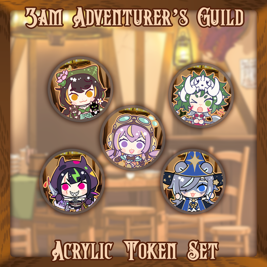3 AM : Acrylic Token Set