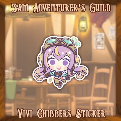3 AM : Adventurer's Guild Chibbers Stickers