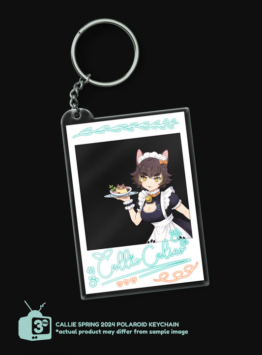 3AM : Callie Calico Maid Polaroid Keychain