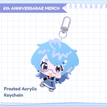 Rae Laveire : Frosted Acrylic Keychain