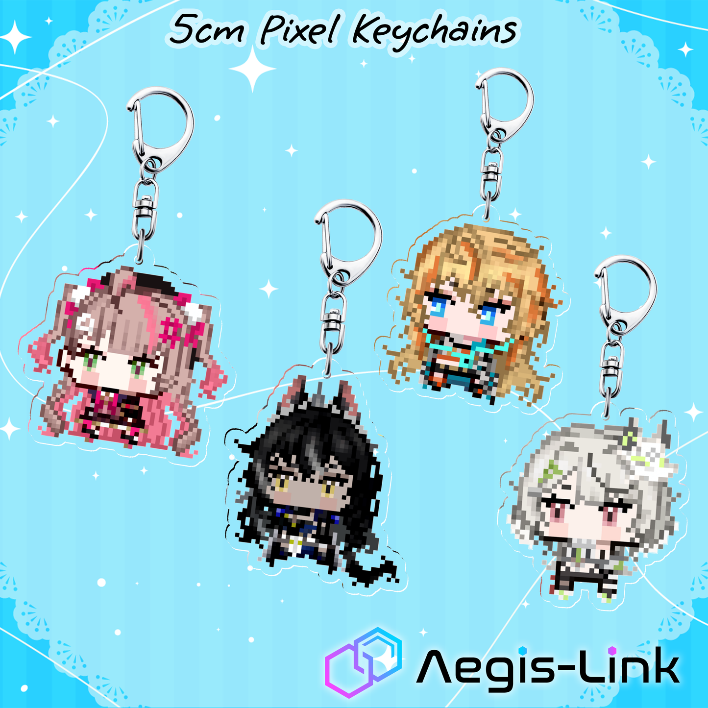 Aegis-Link : Little Pixel Keychains