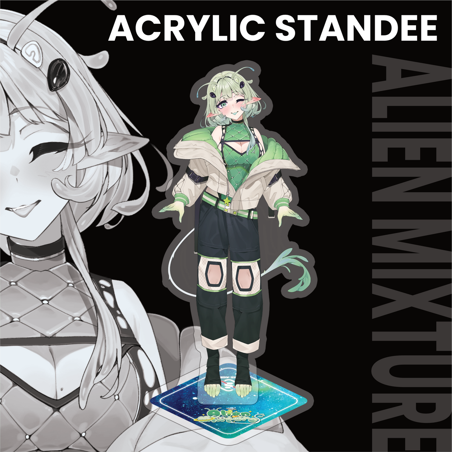 Alien Mixture :  Debut Standee