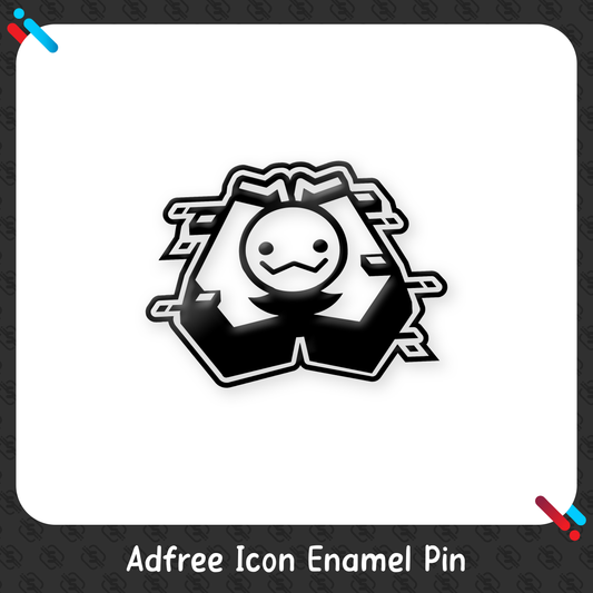 Adfree : Icon Enamel Pin