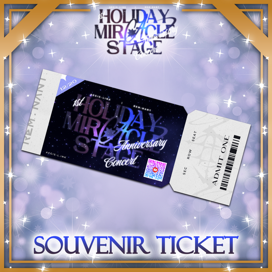Aegis-Link : Holographic Souvenir Ticket