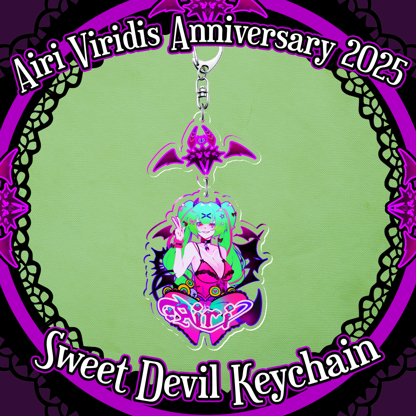 Airi Viridis : Sweet Devil Keychain