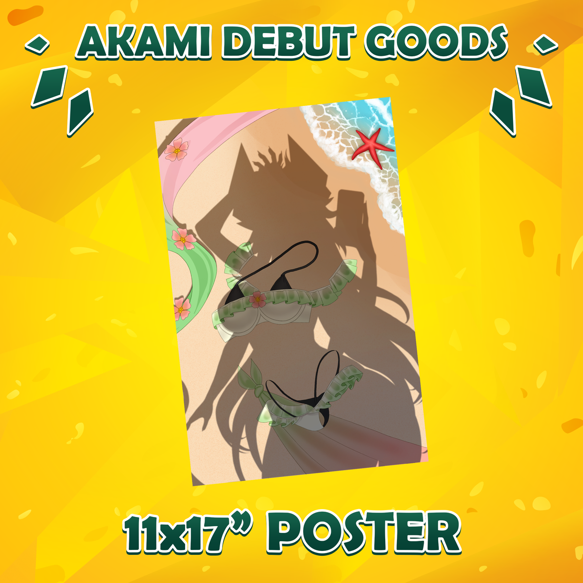 Akami Color Akami Hebiko : 11x17